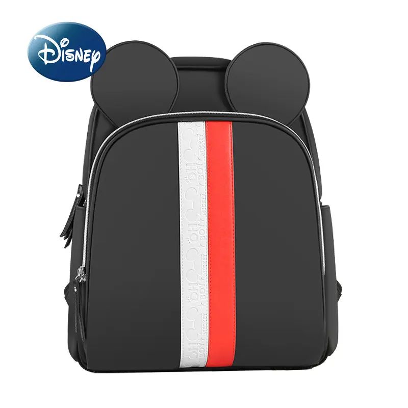 

Оригинальный рюкзак для подгузников Disney с Микки, роскошный брендовый модный рюкзак для подгузников, мультяшная вместительная Водонепроницаемая Детская сумка