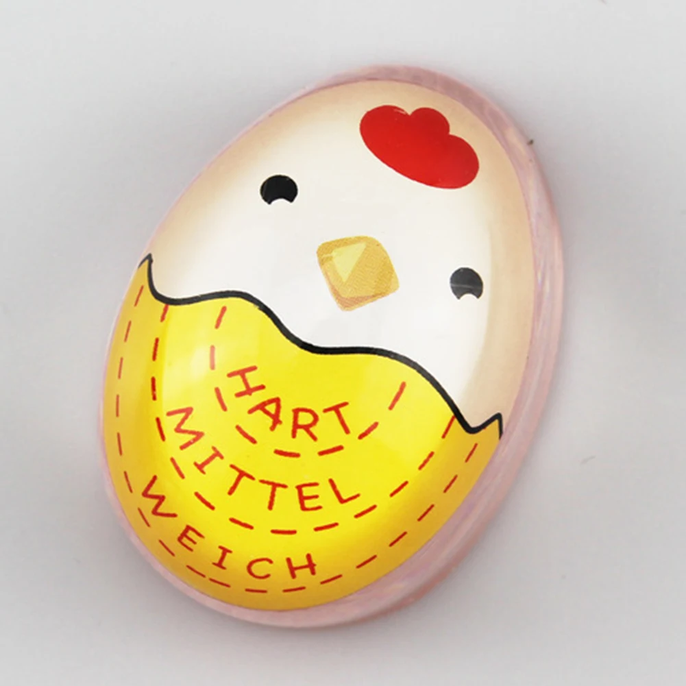 2pcs Color Changing Plastic Boiled Egg Alarm Timer Cute Eggs Digital Timer Mini Egg Boiling Cooking Tools Kitchen Gadgets