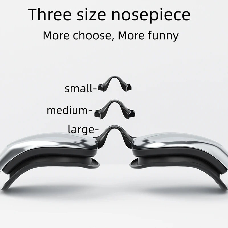 Swimming Goggles Professional Anti-Fog No Leaking UV Protection Wide View For Women Men