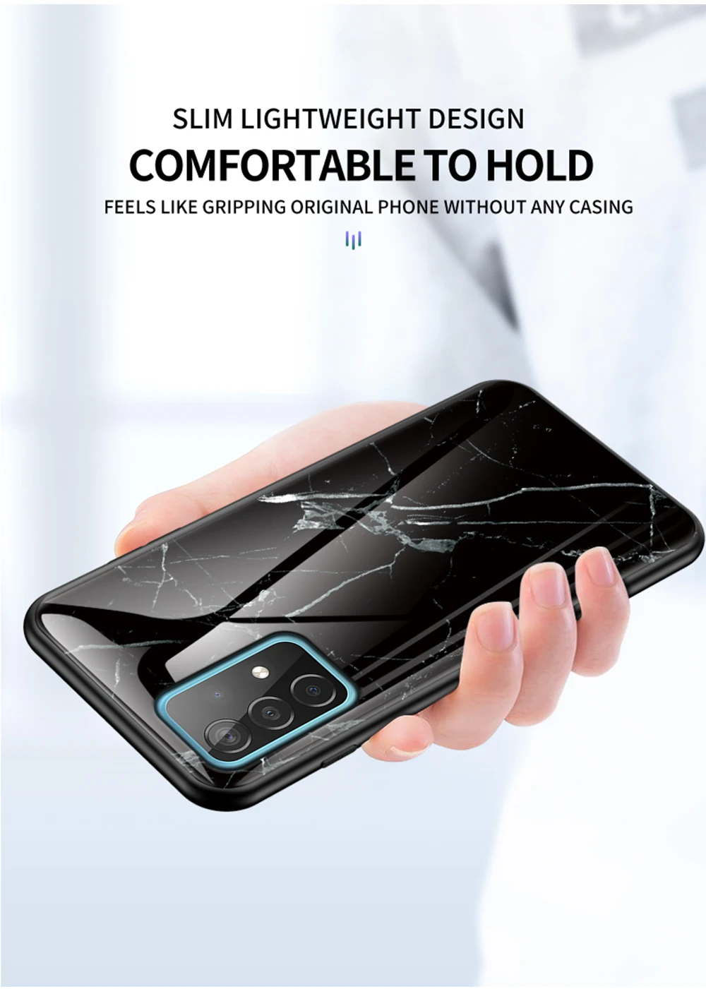 A82 A72 A52 torbica DECLAREYAO tvrda staklena maska ​​za Samsung Galaxy A42 A32 A22 A12 A02S A02 torbica Silikonska Ultra Slim Temper_voghion.com