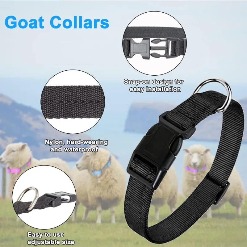 1 Stück Ziegenhalsbänder mit Glocken, Pferde, Schafe, Weidenglocken, verstellbares Halsband, Haustier, Anti-Verlust, laute Glocke für kleine Nutztiere, Schafe, Kuh – Detail 7