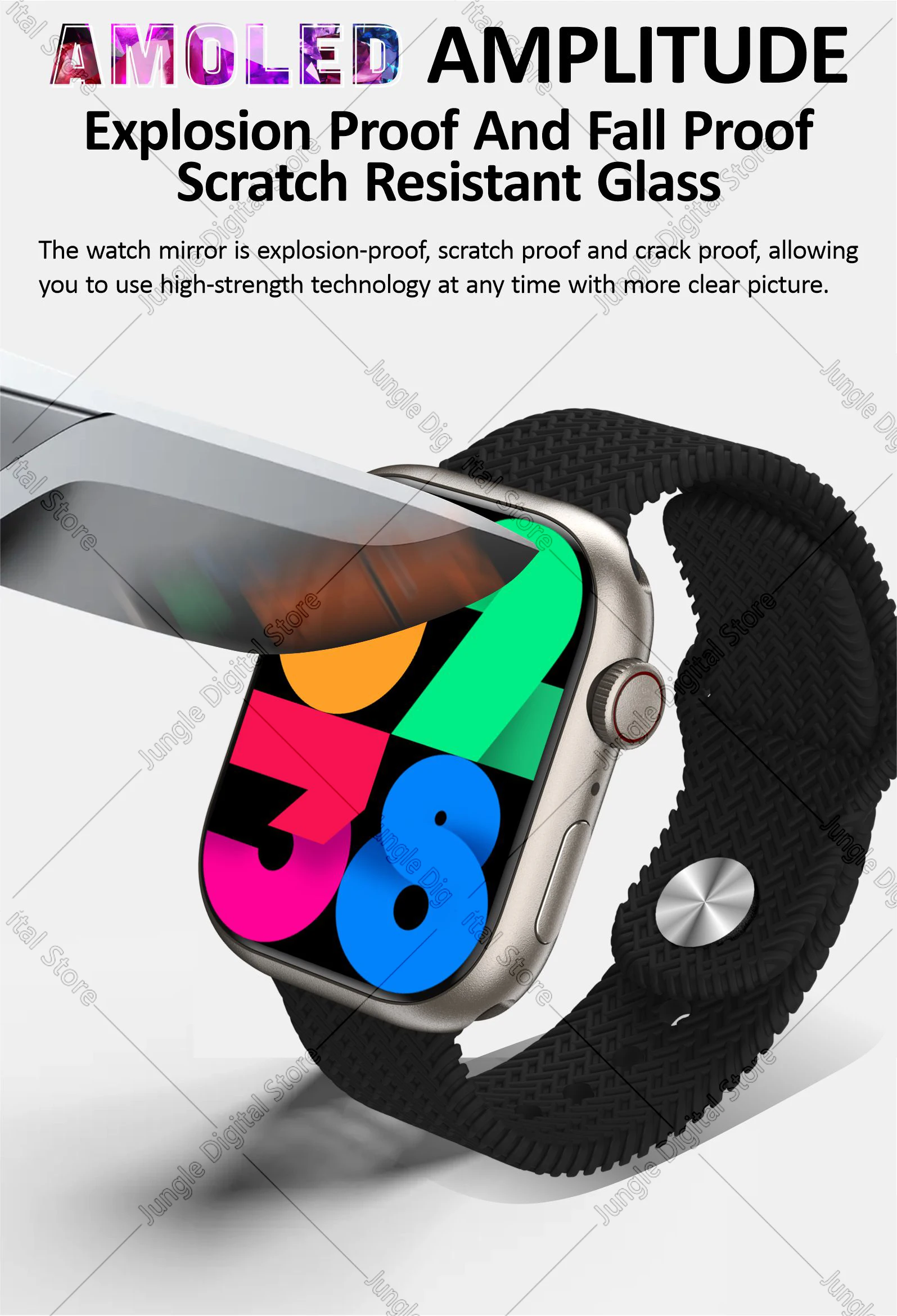 Hk9 Pro 2nd Generation Amoled Smart Watch description image 3