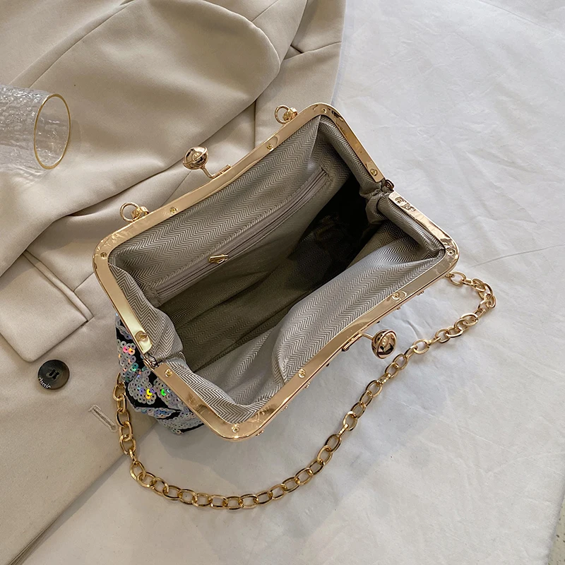 Luxury Glitter Party  Wedding Evening Bag Sequined purses mermaid Women Shoulder Clutch Fashion Shining Crossbody Bags For Women