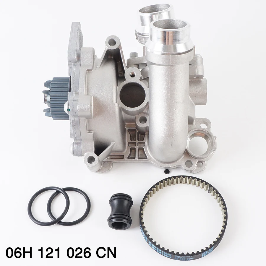 Cooling Water Pump OE 06H121026 Aluminum alloy water pump thermostat assembly EA888 for Passat Golf MK5 MK6 Tiguan Jetta A4 A6 Q5 A5 1.8T 2.0T 06