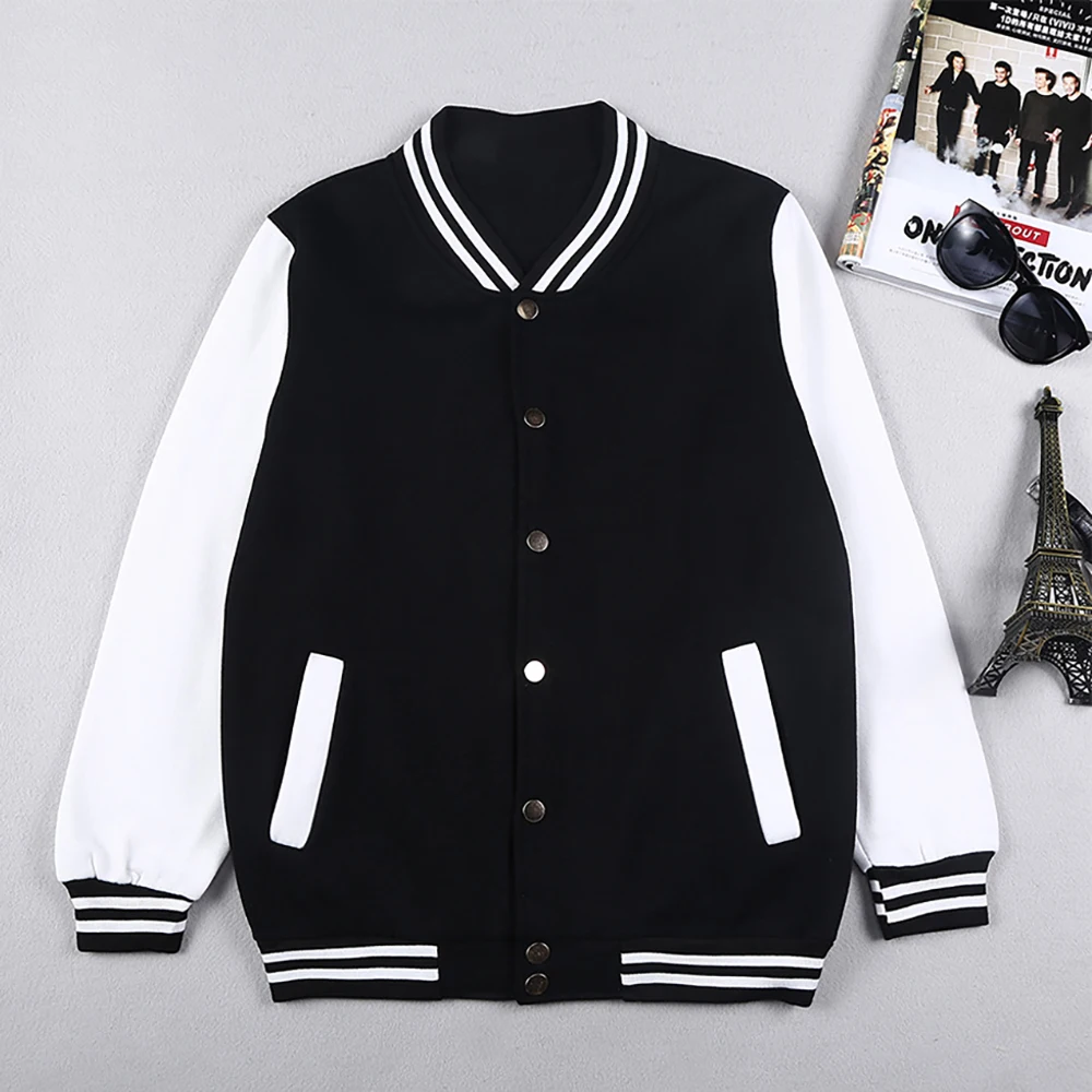 Polyester Baseball Jacket for Men and Women