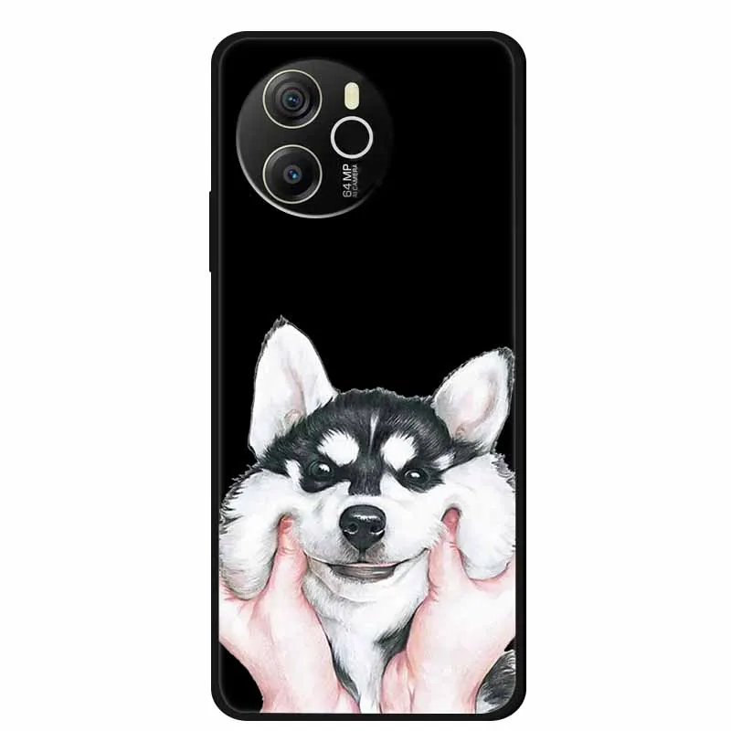 Enhanced Product Title:  
Premium Black Silicone Soft Back Cover Case - Sleek and Durable Phone Shell/Coque, 6.78