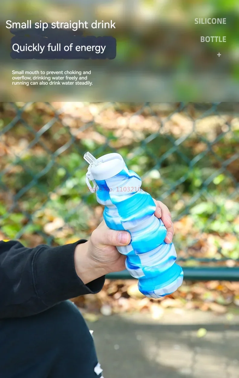 New Platinum Silicone Grenade Folding Water Bottle Creative Scalable Outdoor Sports Camping Portable Water Bottle And Cup 500Ml 10 New Platinum Silicone Grenade Folding Water Bottle Creative Scalable Outdoor Sports Camping Portable Water Bottle And Cup 500Ml