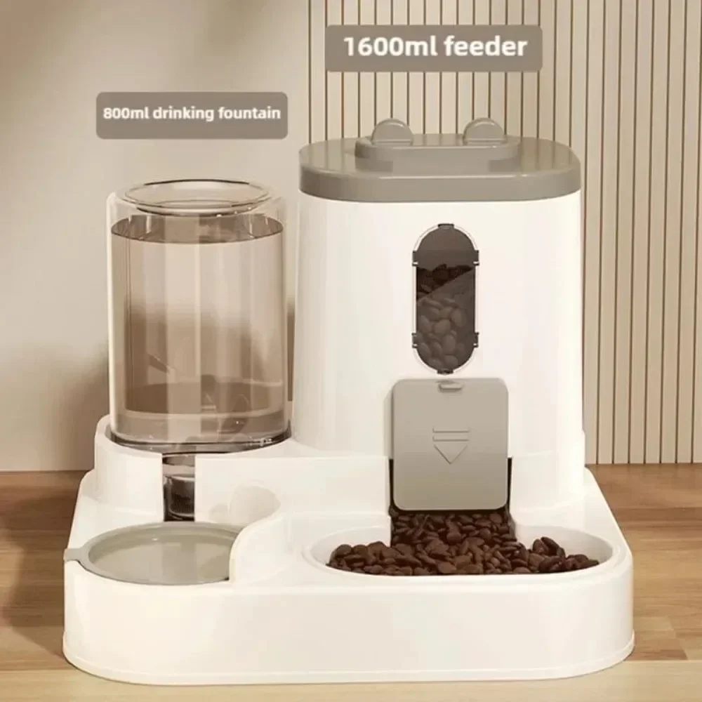 Automatic Pet Feeder with Water Bowl 2