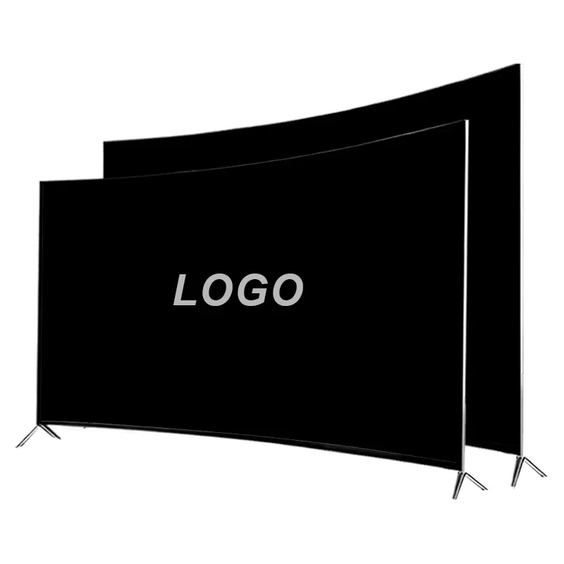 75 Inch Smart TV 4K Ultra HD LED Curved Big Screen Wifi Inteligentes Television - Image 4
