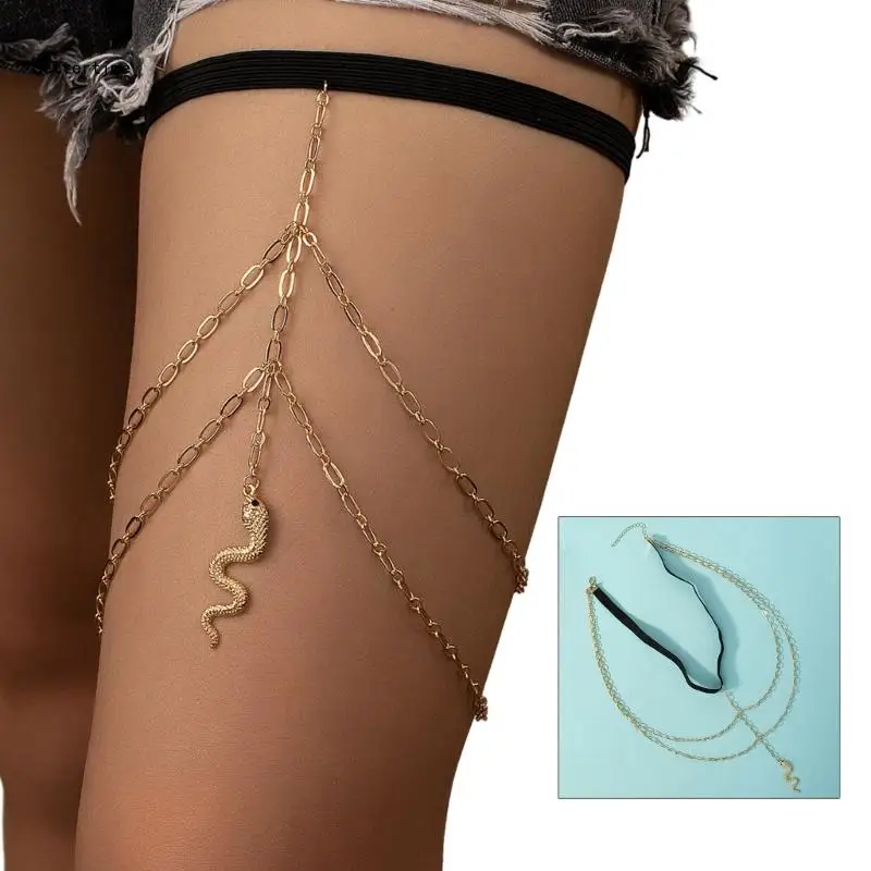 

B36D Dangle Snake Thigh Chain Body Chain Hot Girls Nightclub Party Body Supplies