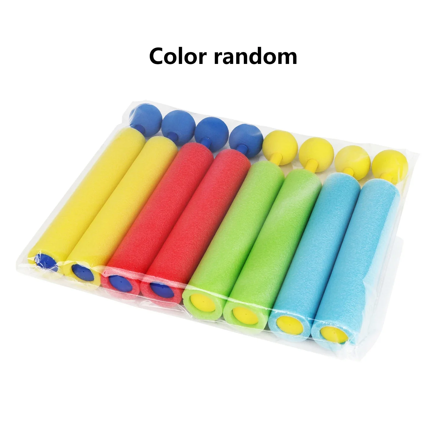 Summer beach water toy straight tube foam pull type high-pressure water gun outdoor playing water guns water toy launcher