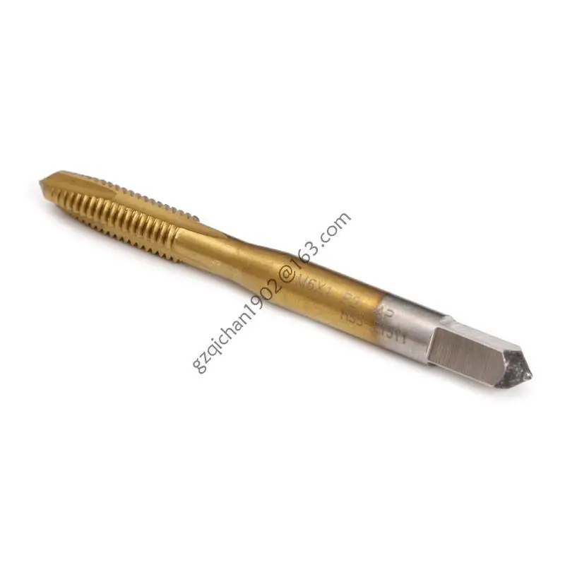 x7ab m2.5 m3.5 HSS Metric Straight Flute 나사 나사 탭 탭 탭 탭