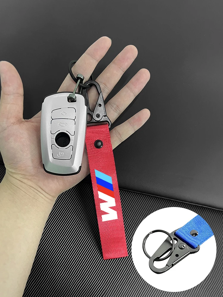 BMW X1 X2 X3 X5 X4 X6 X7 G30 G20 G32 G11 G12 F40 F30 F20 F10 F34 F07 차량용 키체인 스트랩 랜야드 키링 작업 ID 카드 홀더 줄