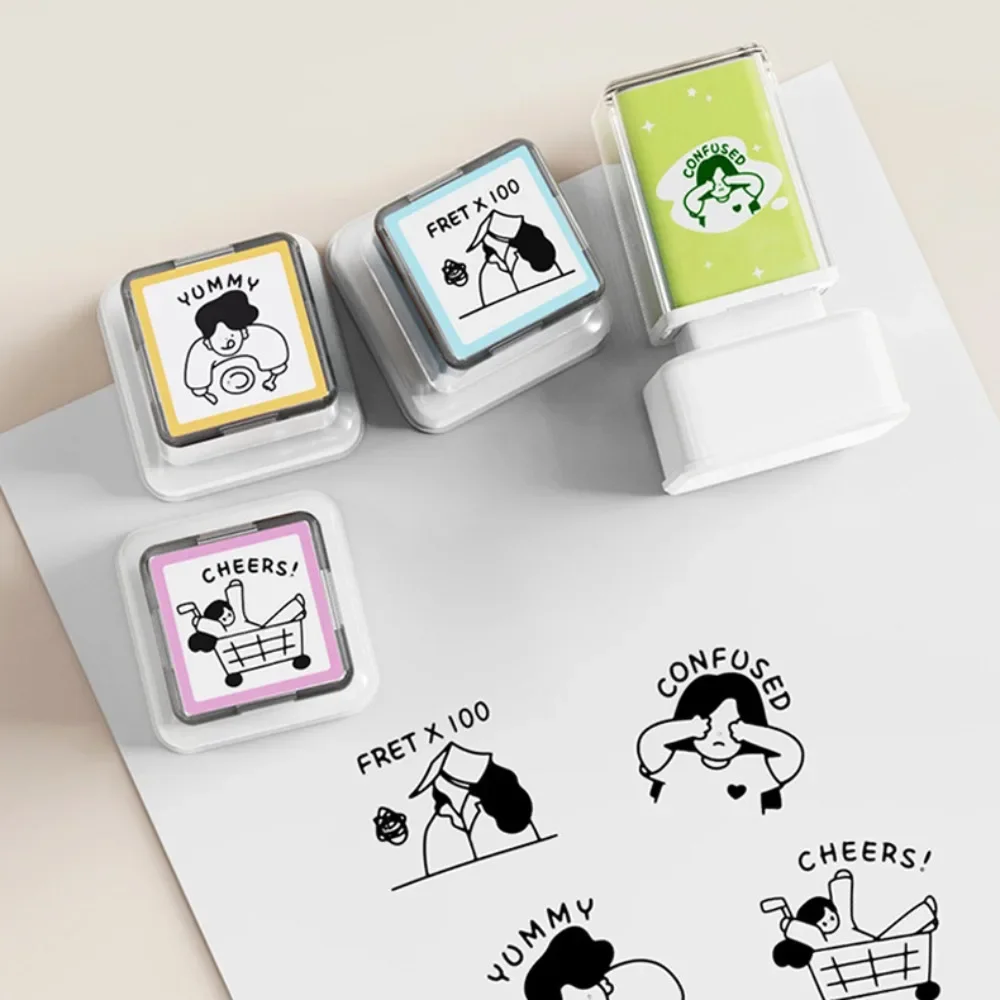 크리 에이 티브 인감 스티커 장난감 Traceless 보상 인감 인감 상자 시리즈 장식 재료 귀여운 인감 학생 문구 학교 용품