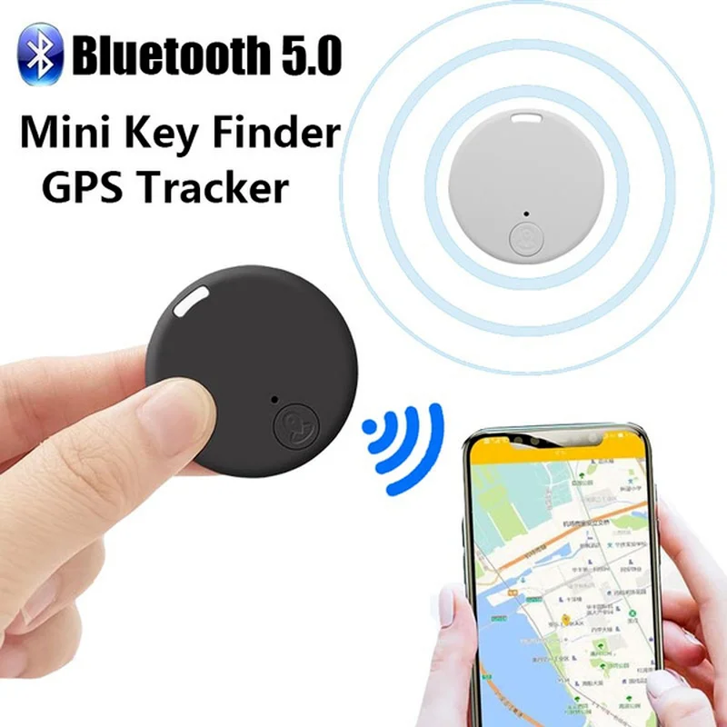 

GPS Tracker Smart Key Finder Locator for Kids Older Pets Key Wallet Car Bag Luggage Phone Alarm Sensor Anti Lost Wireless Seeker