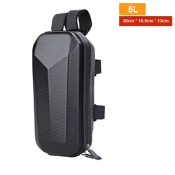 Waterproof Electric Scooter Front Storage Bag - Durable Rainproof Accessory (5L Black)