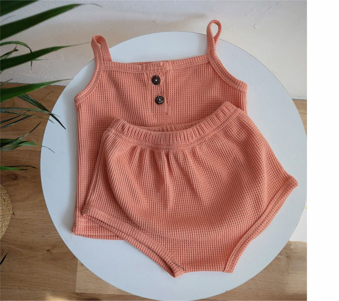 newborn baby clothing set Baby Summer Clothing New Soft Homewear Newborn Baby Boys Girls Clothes Cool Camisole With Short Jumpsuit Outfits Kids Costume best Baby Clothing Set