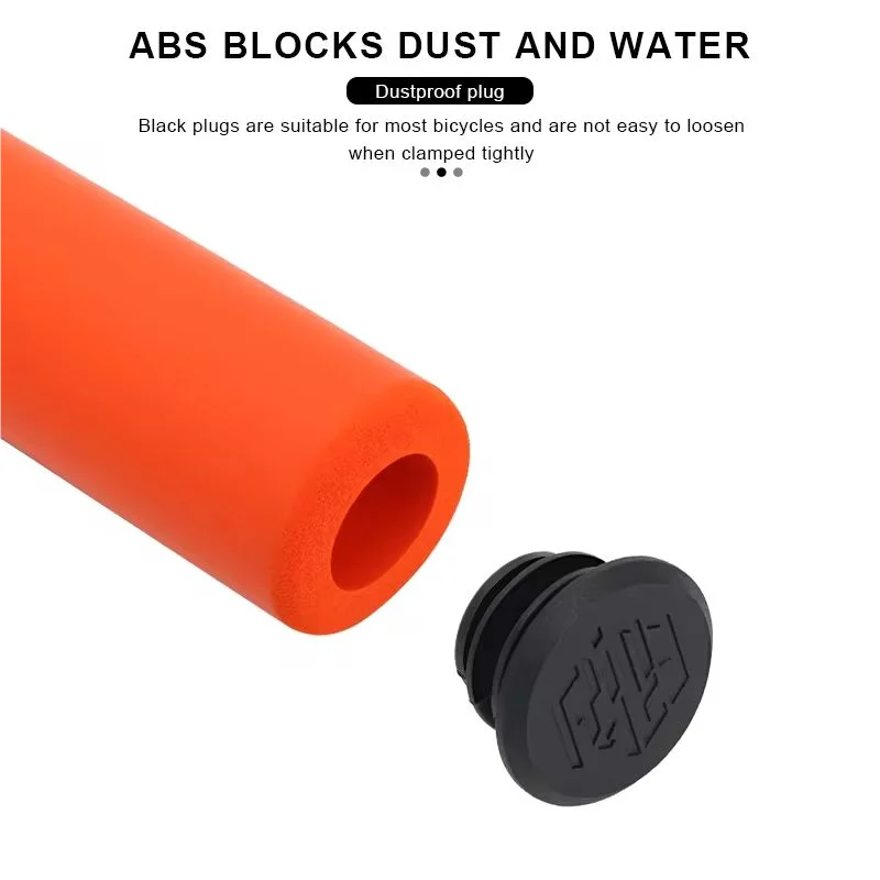 Bicycle Grips For MTB Mountain Bike Handlebar Cover Anti-skid Shock-absorbing Scooter Road Cycling Silicone Sponge Soft