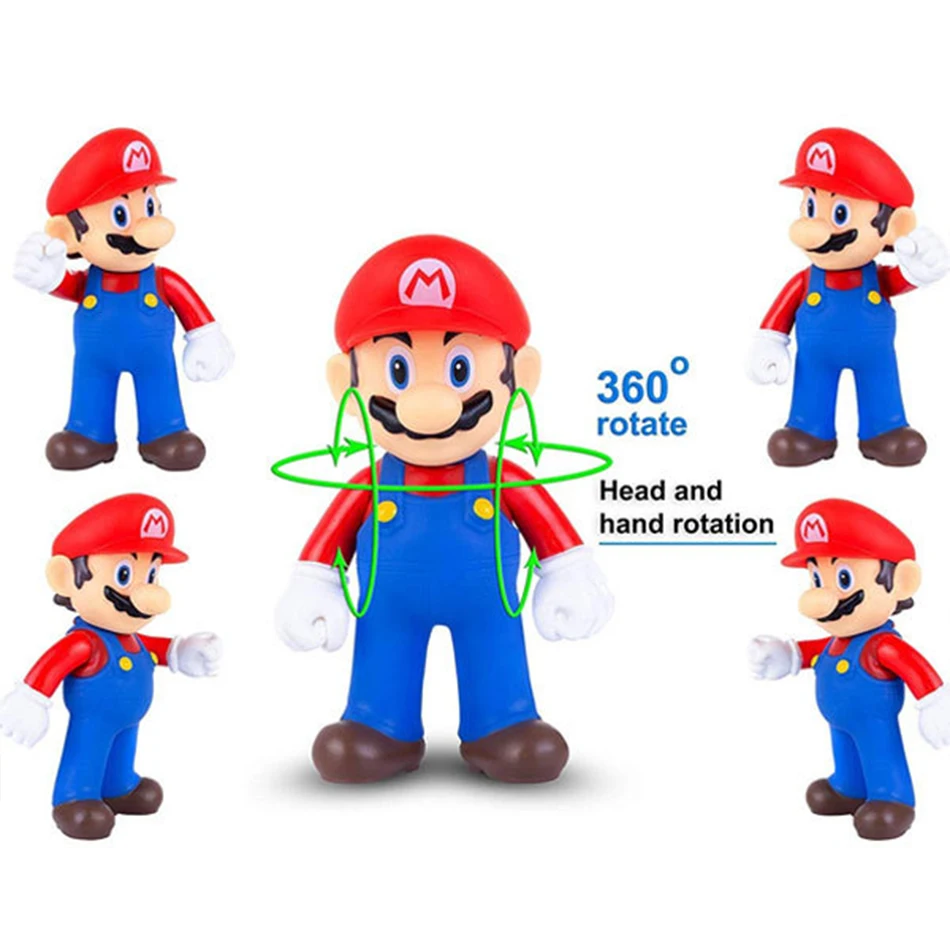 Super Mario Toys Mario Luigi Odyssey Figures Mario Bros Action Figures Mario Pvc Toy Figures Super Mario Anime Figure Model