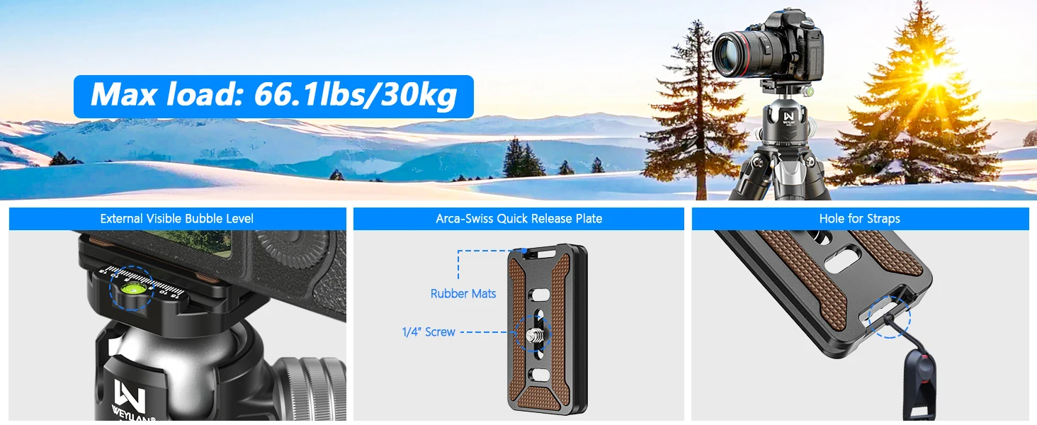 GX9 Professional Heavy Duty Camera Tripod Ultra Stable Top Level Birdwatching Ca