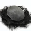 Beeos TJNG 6 inches 0.03-0.04mm Super Thin Skin Men Toupee Hair System Human Hair Protesis Capilar Hombre Pelo Humano 3