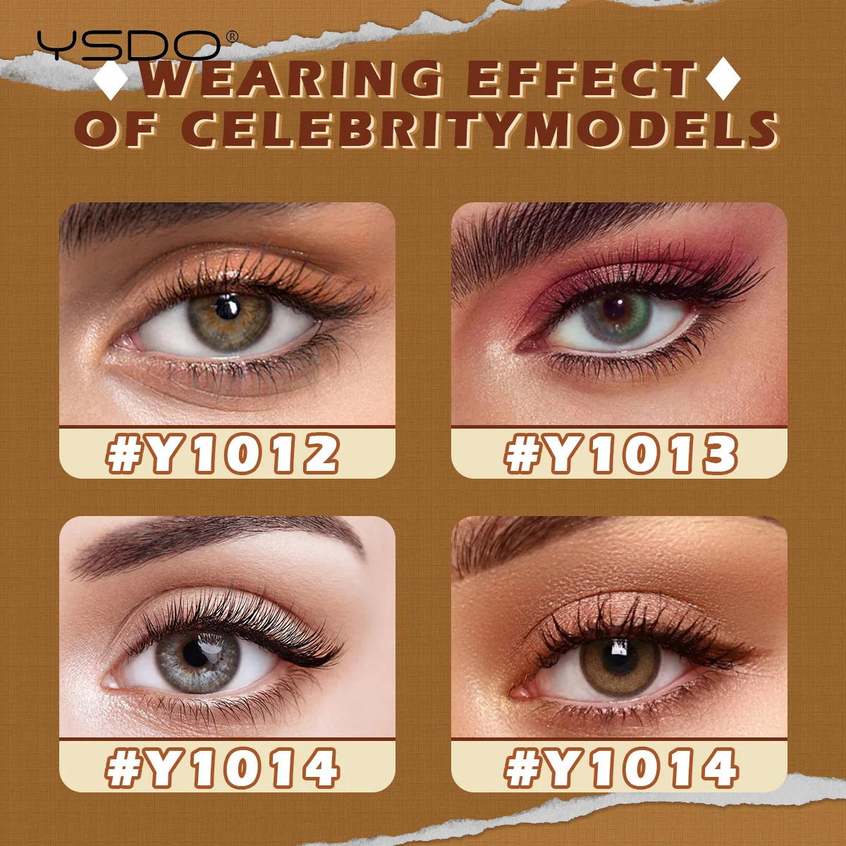 YSDO الثعلب رموش 3/10 أزواج جلدة ثلاثية الأبعاد ال...