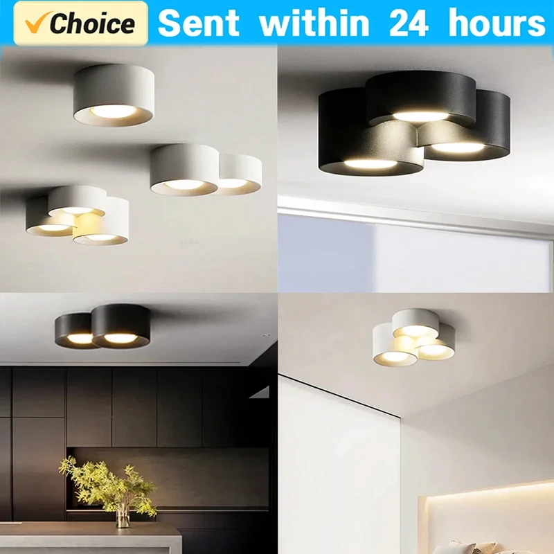 LED Ceiling Light Modern Cylinder Ceiling Spotlight For Bedroom Hallway Aisle Minimalism Indoor Home Decor Lamp Lighting
