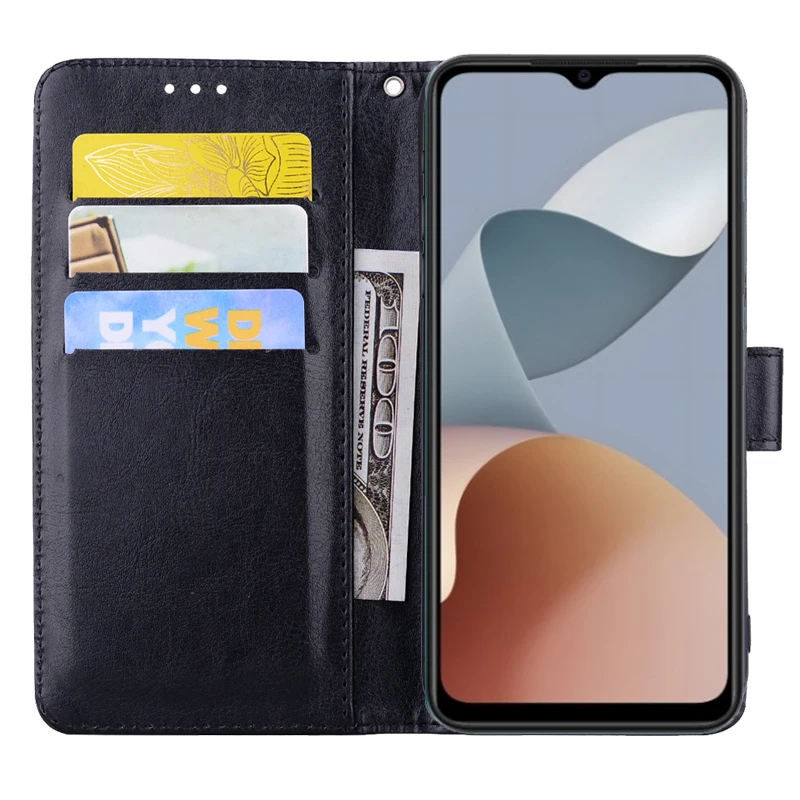 Funda para ZTE Blade A34 Case Leather Book Stand Magentic Wallet Coque PU Leather Capas Flip Phone Cover For ZTE Blade A34 чехол 2
