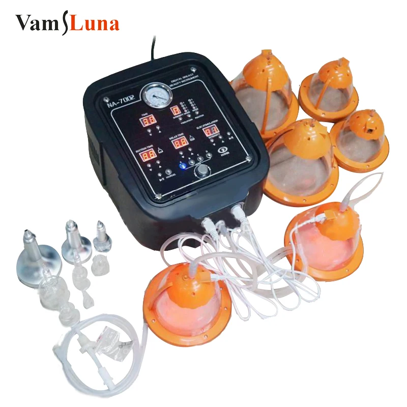 

1 Set Vacuum Cups Body Massager Breast Enhancer Machine with Massage Nipple Enlargement Equipment