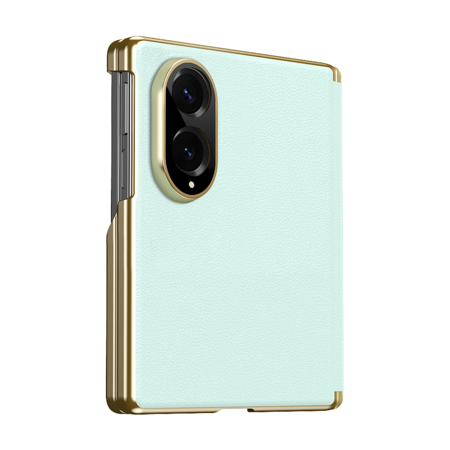Shockproof Luxury PU Leather Case with Full Hinge Protection and Camera Guard