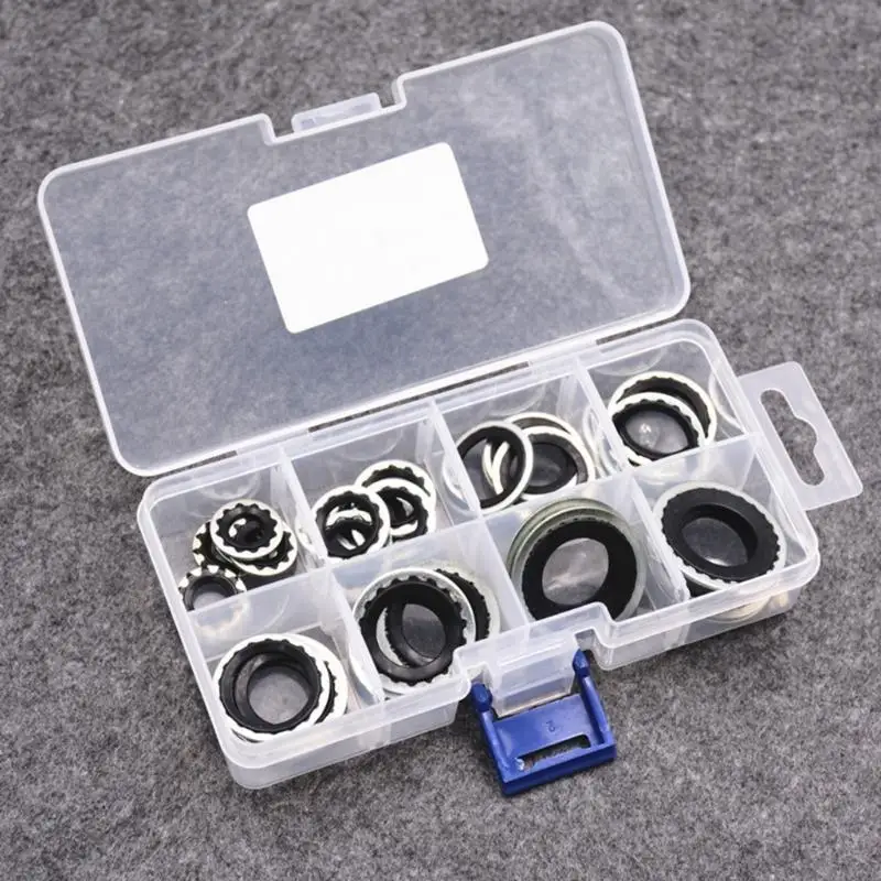 Y55A 30Pcs/Set Automotive Air Conditioning System Sealing Ring- Compressor Gasket