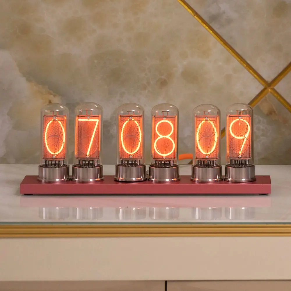 New Production DGM01(Copy IN18) Glow Tube Clock 3