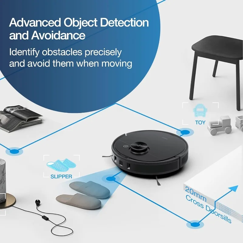 Robot Vacuum and Mop Laser Navigated 4