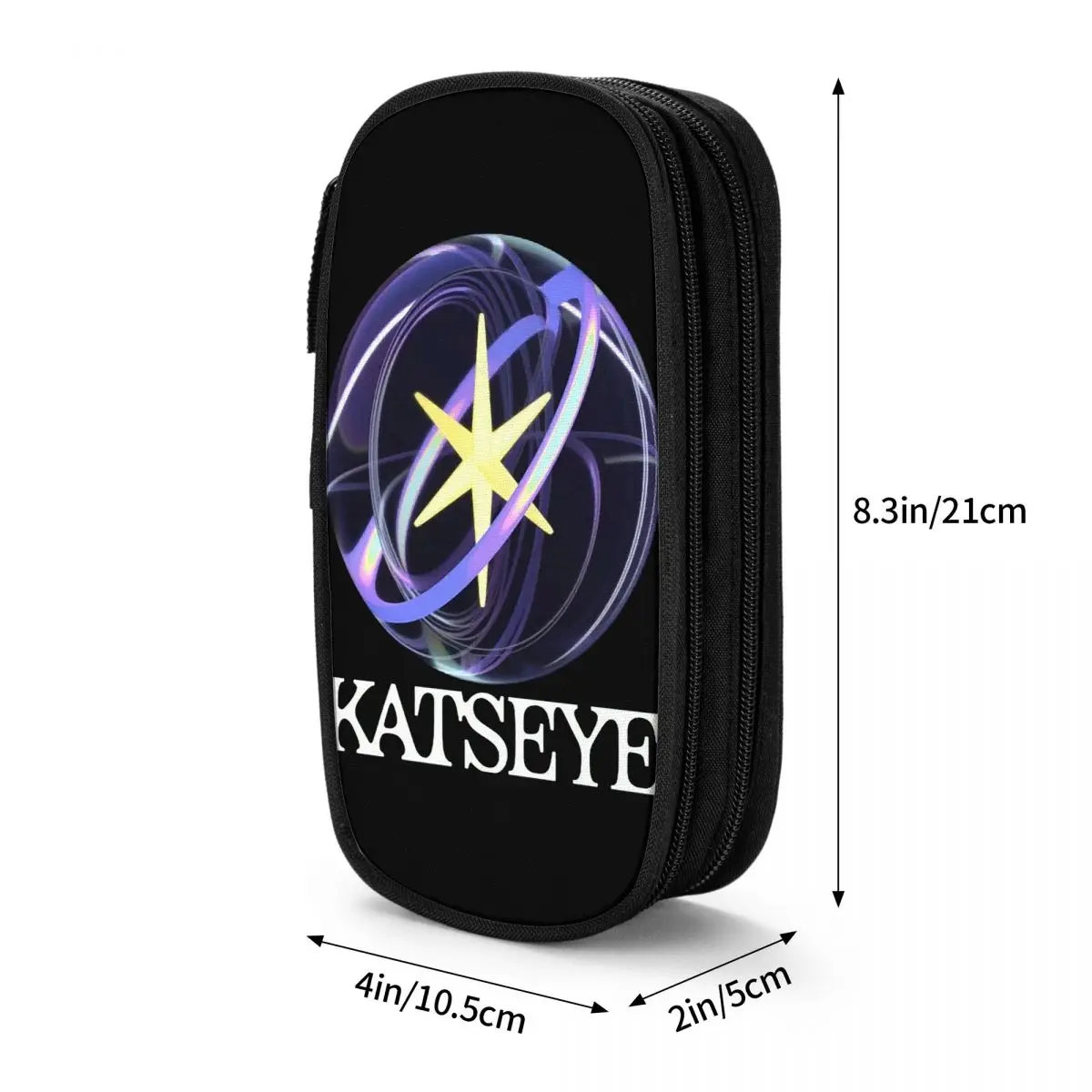Katseye Gnarly 로고 연필 케이스 학생용 선물 펜 박스 연필 가방 문구 용품 펜 홀더 가방