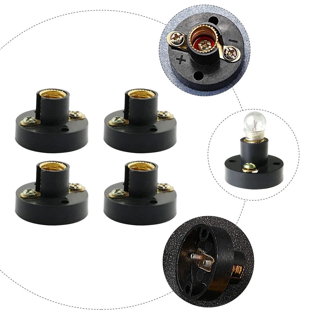 50 Basi Portalampada E10 In Rame - Per Mini Lampadine 12V, Esperimenti Elettrici, Circuiti Fai-da-Te - Foto 6