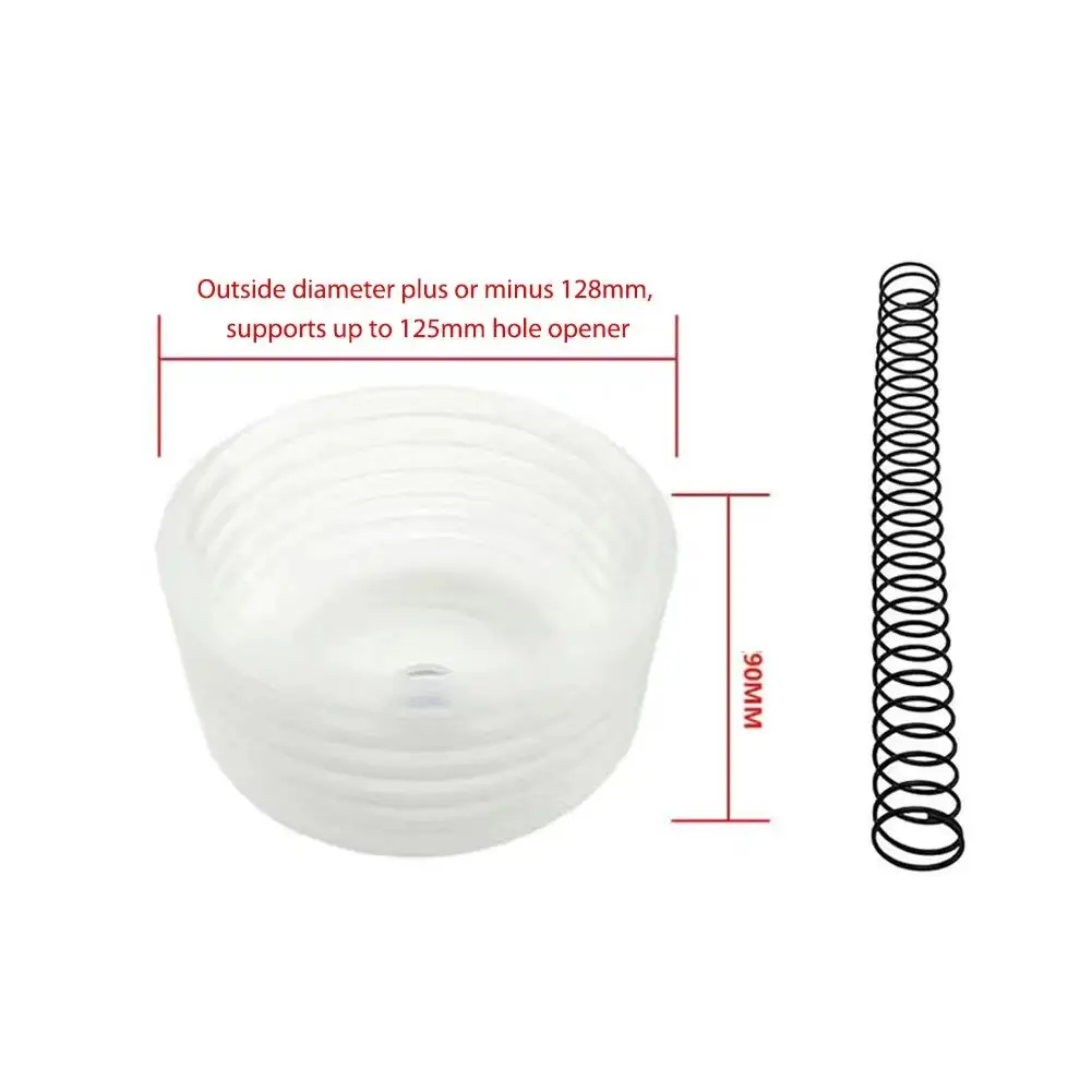 

Silicone Impact Hammer Electric Drill Dust Collector Ash Bowl Dustproof Power Tool Accessories with Spring