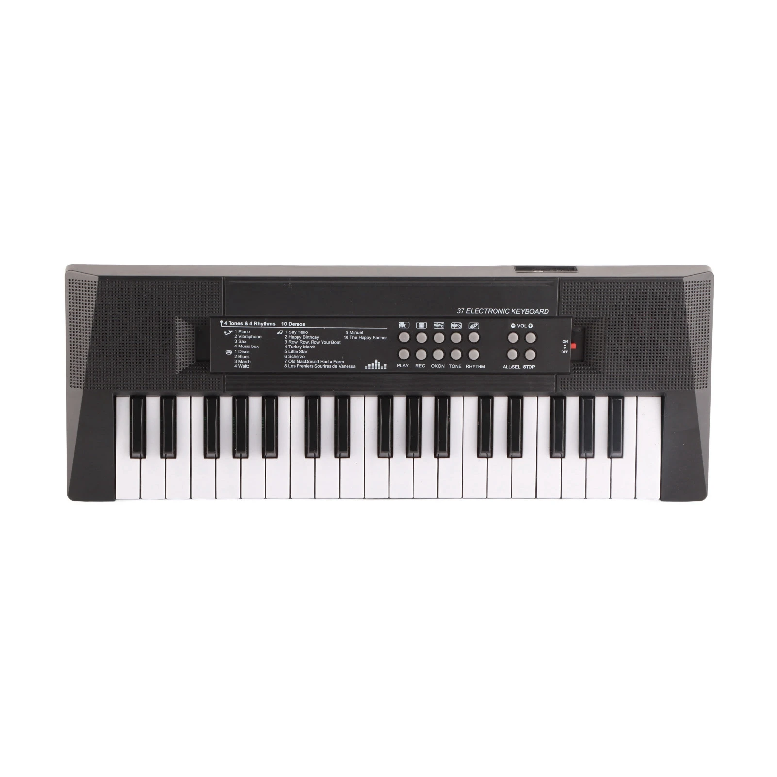 ZK30 Electric Keyboard 37 Key Piano Children's Musical Instrument Toy Microphone Recording Function