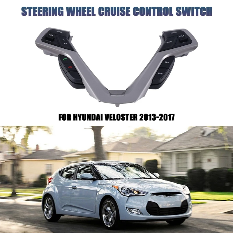 

967102V600 Автомобильная Многофункциональная кнопка рулевого колеса переключатель круиз-контроля аксессуары Запчасти для Hyundai Veloster 2013-2017