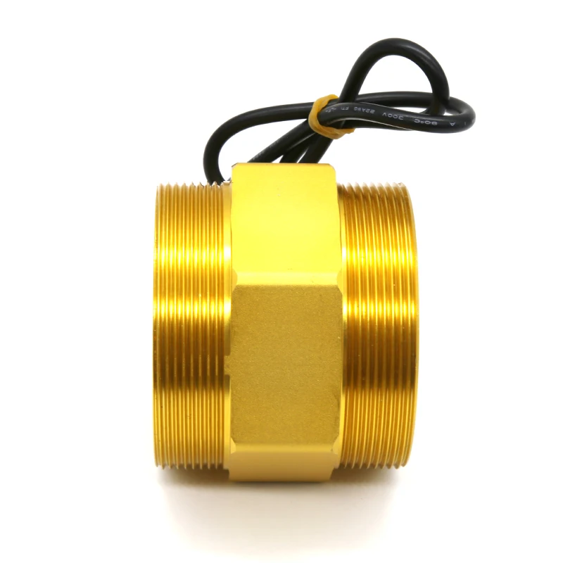 Industrial water flow sensor 3 inch DN80 metal plate flowmeter, large pipe diameter