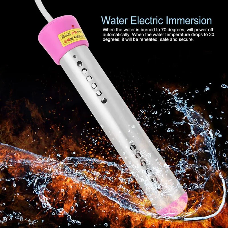 3000W Electric Heater 110V 220V Suspension Water Boiler Water Heating Element Immersion Heater Bathroom Swimming Pool US/EU