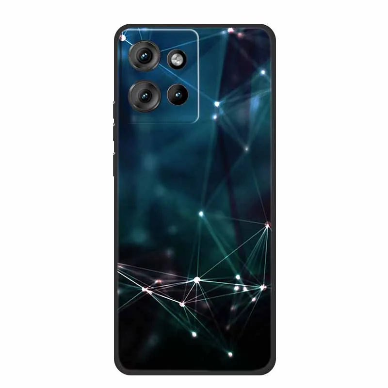 Sleek Black Shockproof TPU Silicone Phone Case - Soft Protective Back Cover 6.7 Coque