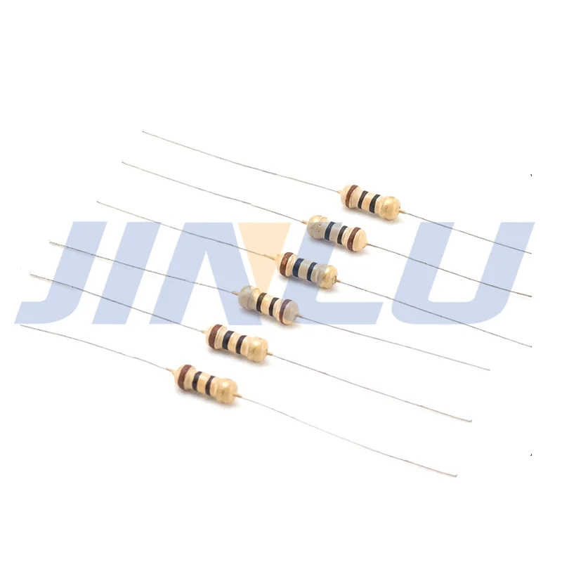 Carbon Film Resistors 100pcs 1/4W 5% 2.2R-270R 0.25W 2.2-270 Ohm R K M 0R-10M carbon film resistor
