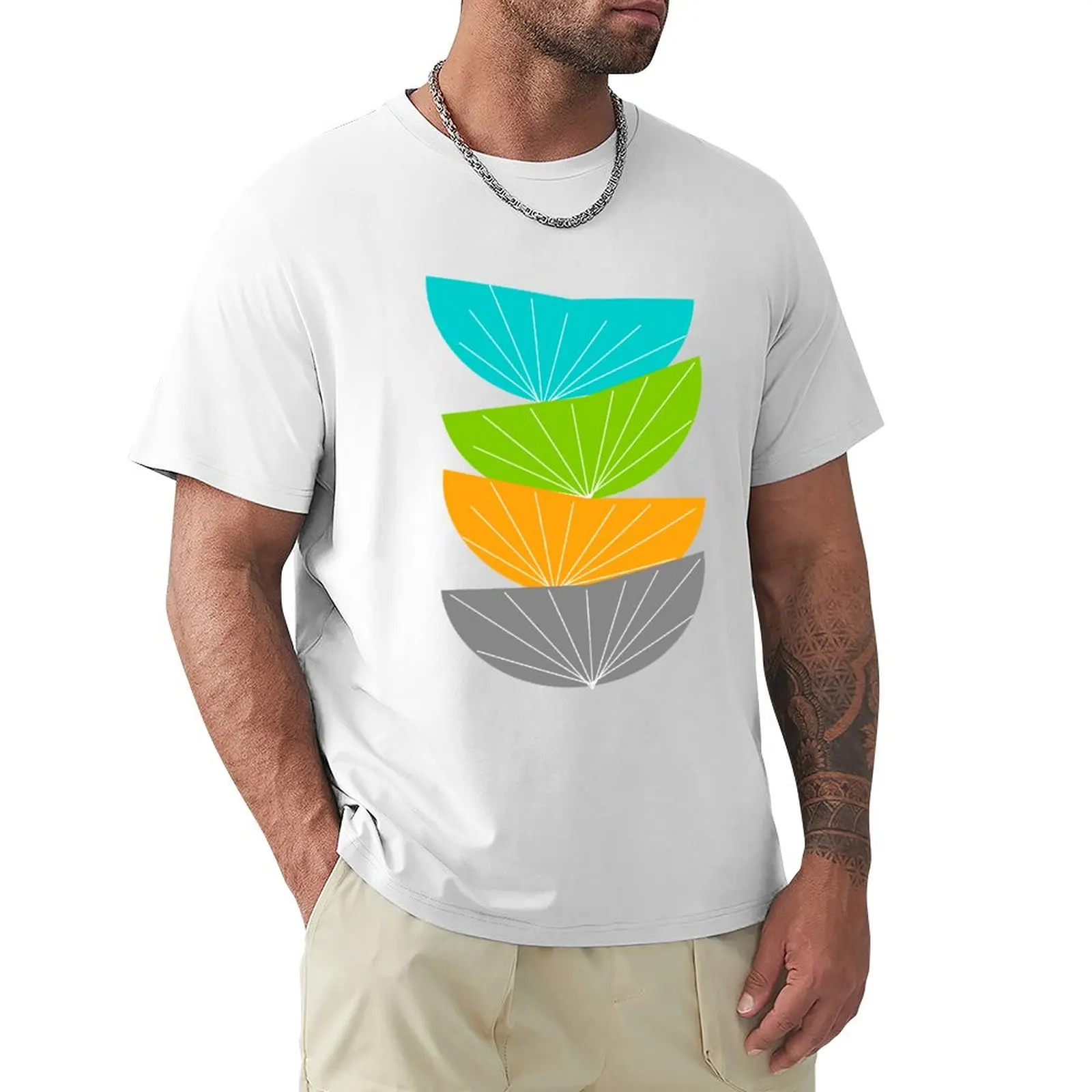 

Mid-Century Modern Seed Pods Art T-Shirt oversizeds plus size tops oversized t shirt for men