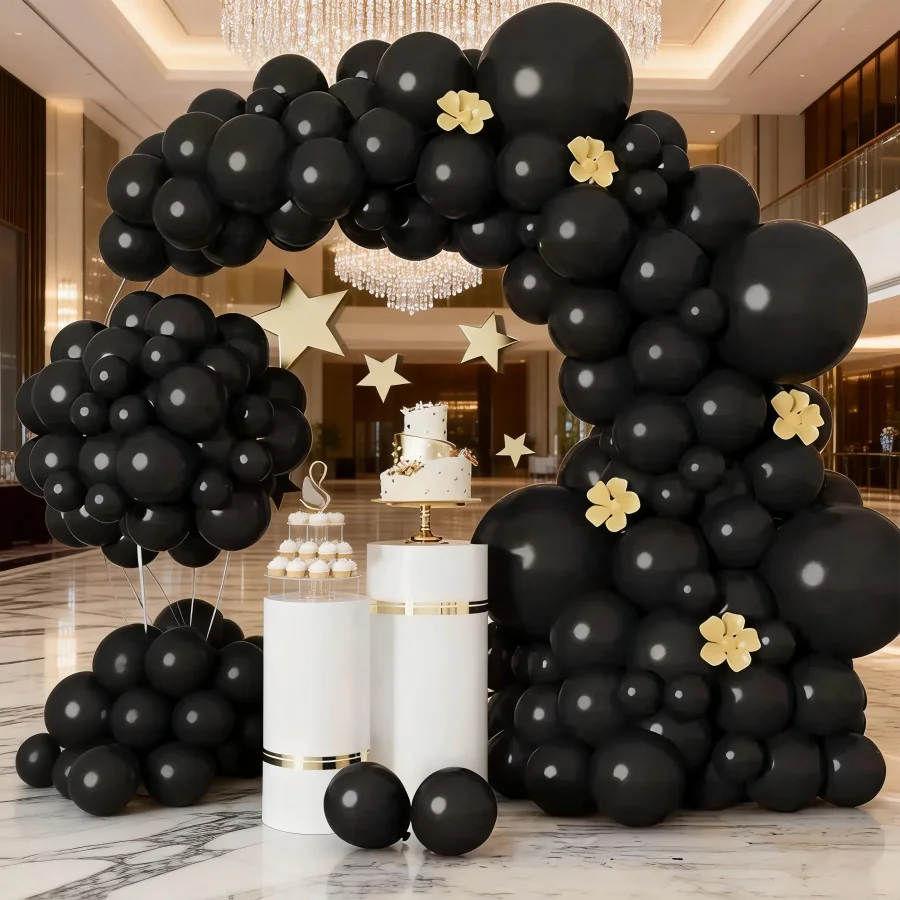 120-teiliges Ballongirlanden-Set in verschiedenen Größen, Geburtstagsparty-Dekorationen, Frühlings-Bienenfestival, Ostern, Abschlussfeier, Hochzeitsatmosphäre, Hintergrunddekoration, Party-Dekorationsballons, Partyzubehör – Detail 10
