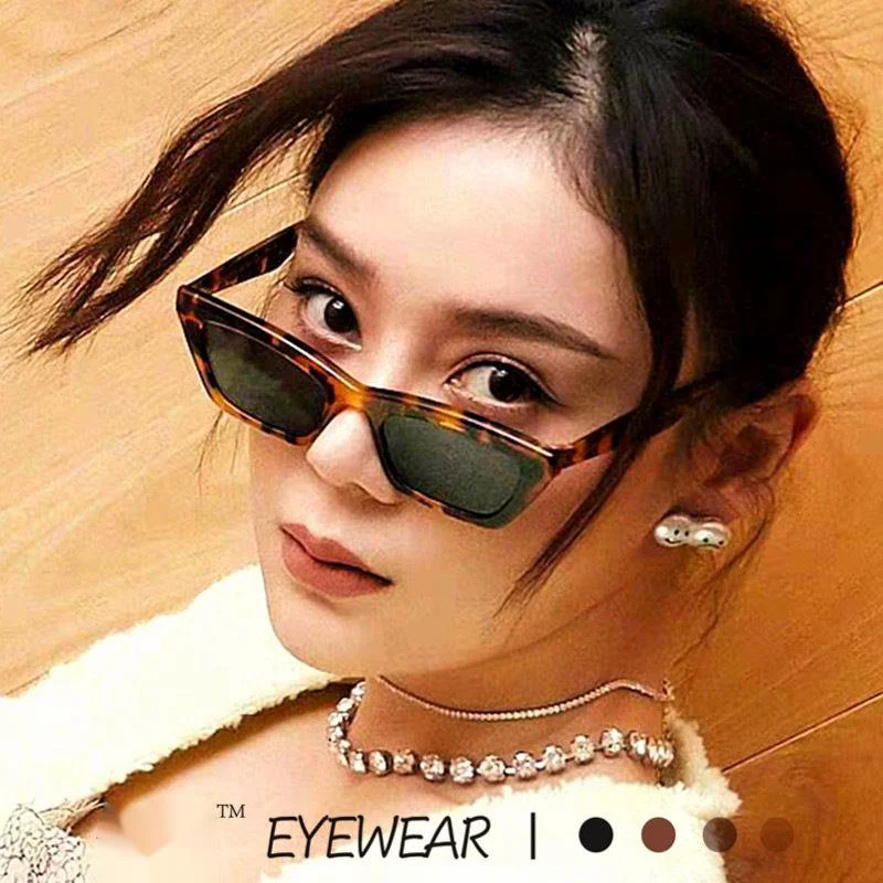 New Retro Small Frame Cat Eye Sunglasses European and American Trendy Sunglasses Personalized Street Photos, Internet Celebrities The Same Sunglasses_voghion.com