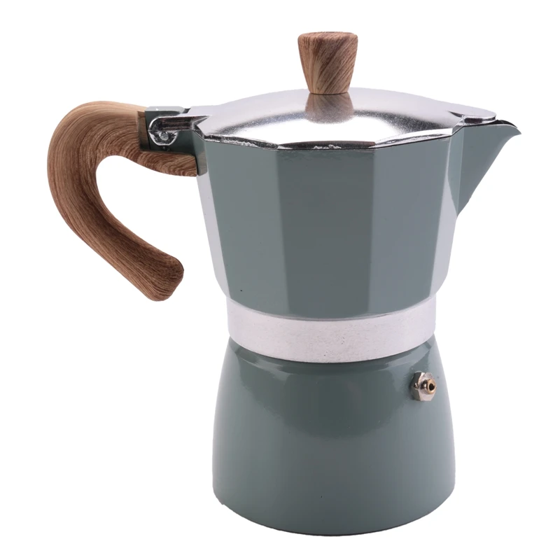 Macchina Per Caffè Espresso Con Piano Cottura, 3 Tazze Per Caffè Espresso Moka-Macchina Per Caffè Cubano Manuale Premium Moka Espresso Italiano