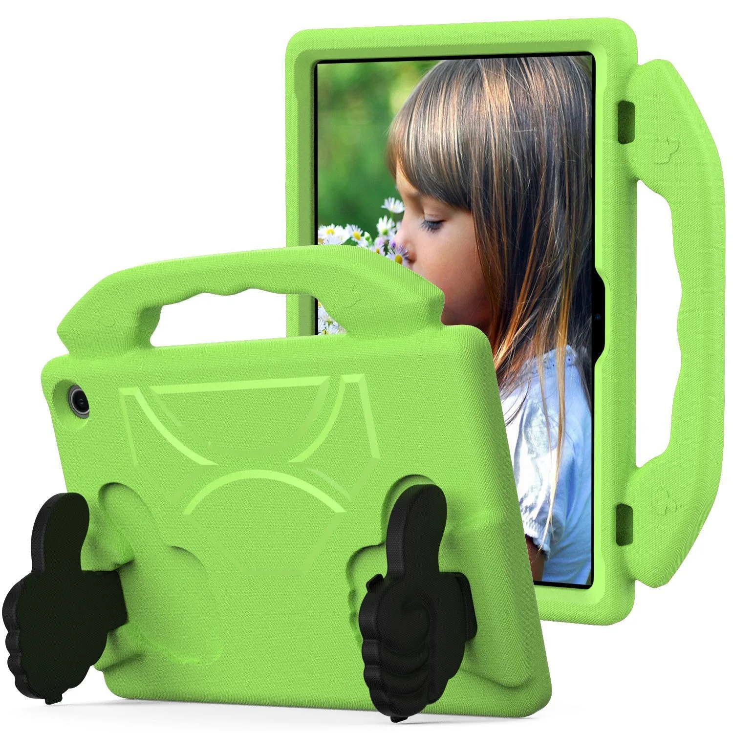 Durable Kids Tablet Case with EVA Hand Holder and Stand