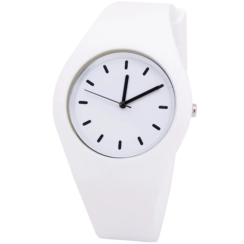 

Famous Brand Children's Watch Geneva Silicone Band Candy Color Ultra Thin Women Sports Wristwatch Reloj De Mujer Dropshipping