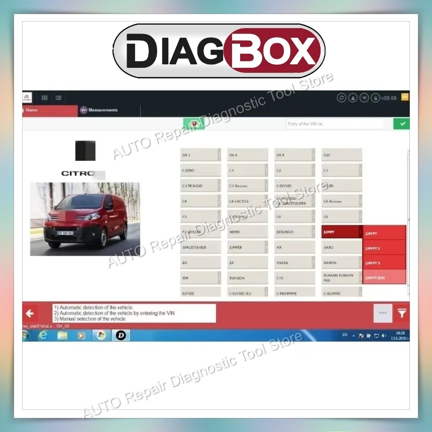 Diagbox V9.91 Strumento Di Riparazione Completamente Automatico Per Lexia3 PP2000 Croen Peugeot Auto Diagnostica 2021 Aggiornamento - Foto 3