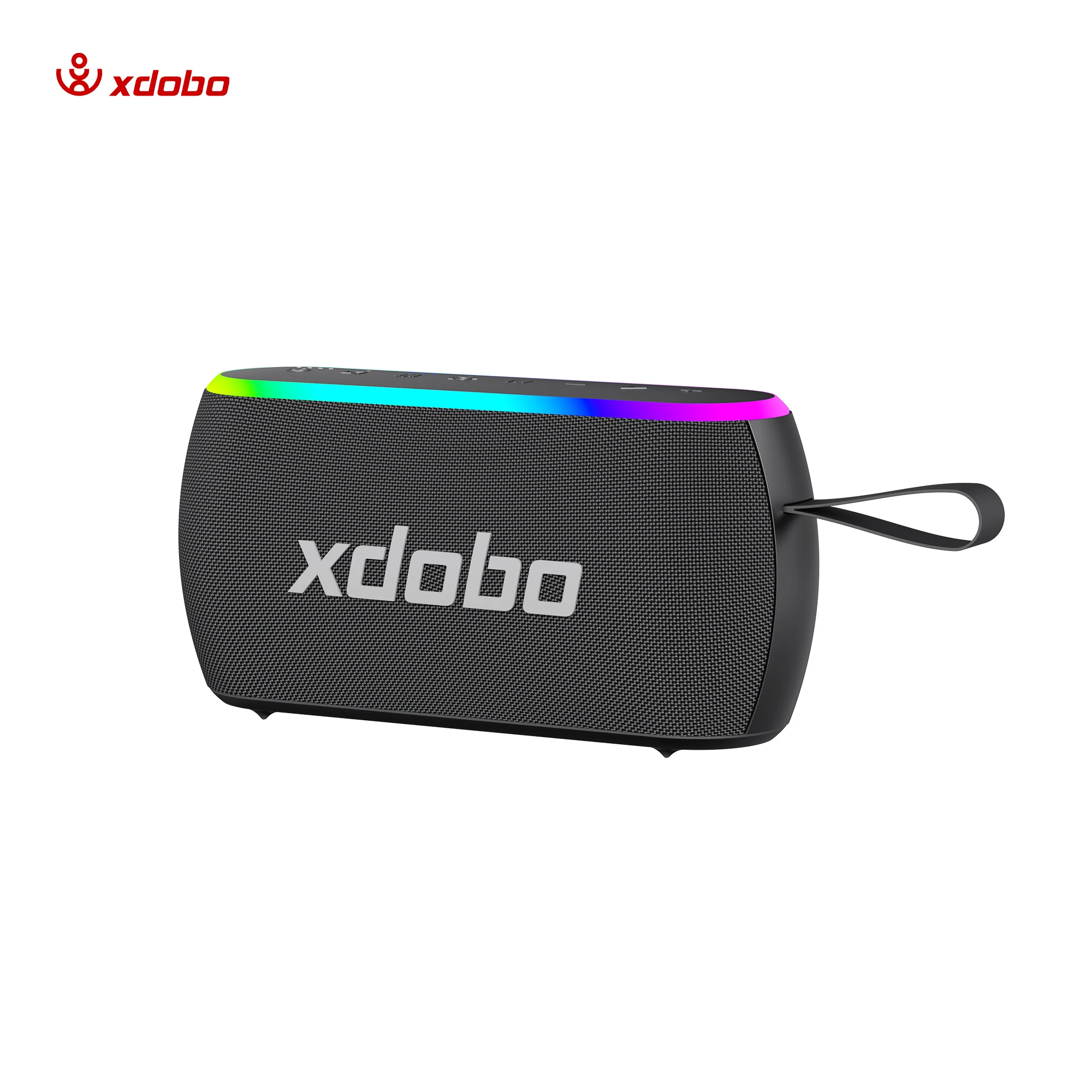XDOBO PLUS II 80W portable wireless Bluetooth speaker IPX6 waterproof outdoor cycling subwoofer with RGB light wireless speaker 3